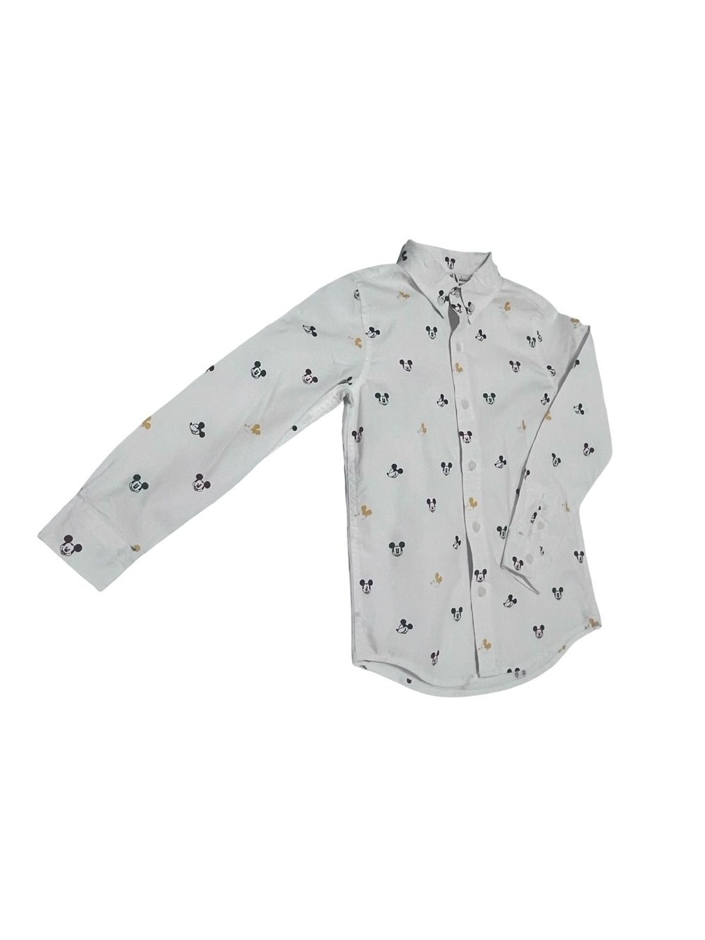 Disney x Janie and Jack Mickey Mouse Oxford Shirt Sz 5 Family Picture School Day